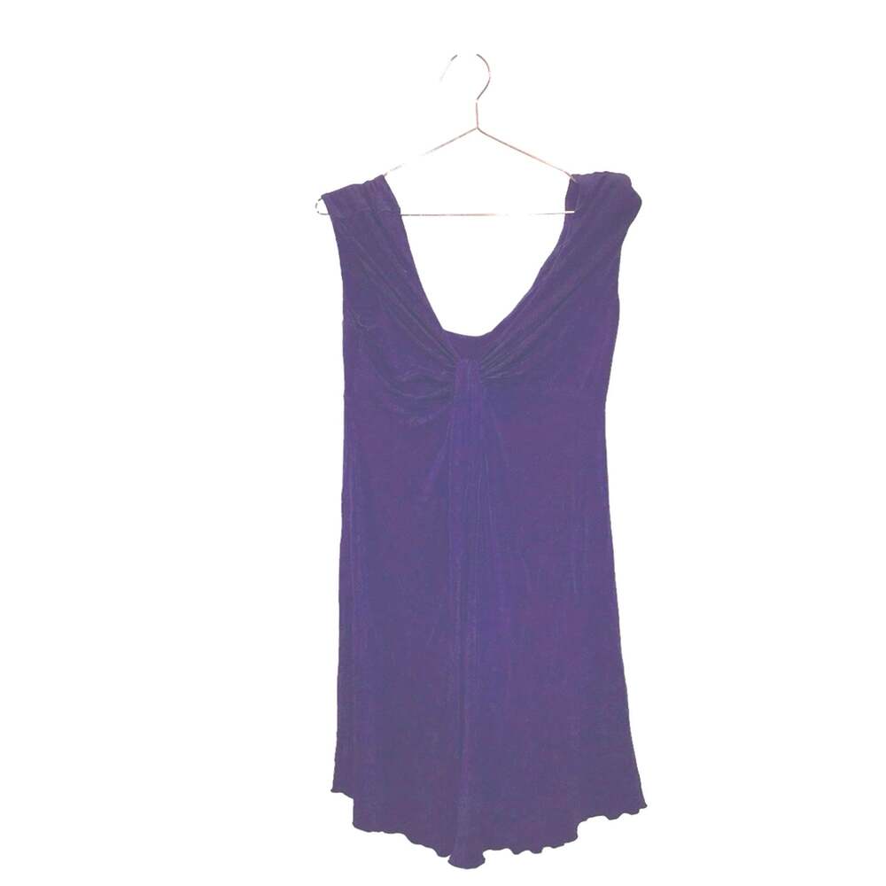 Express jersey knit front drape dress sleeveless size medium
